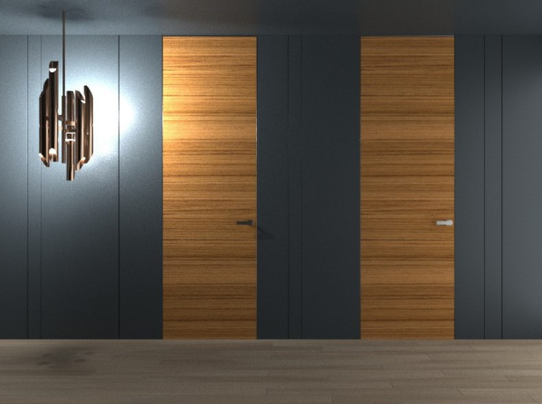 Скрытые двери в интерьере