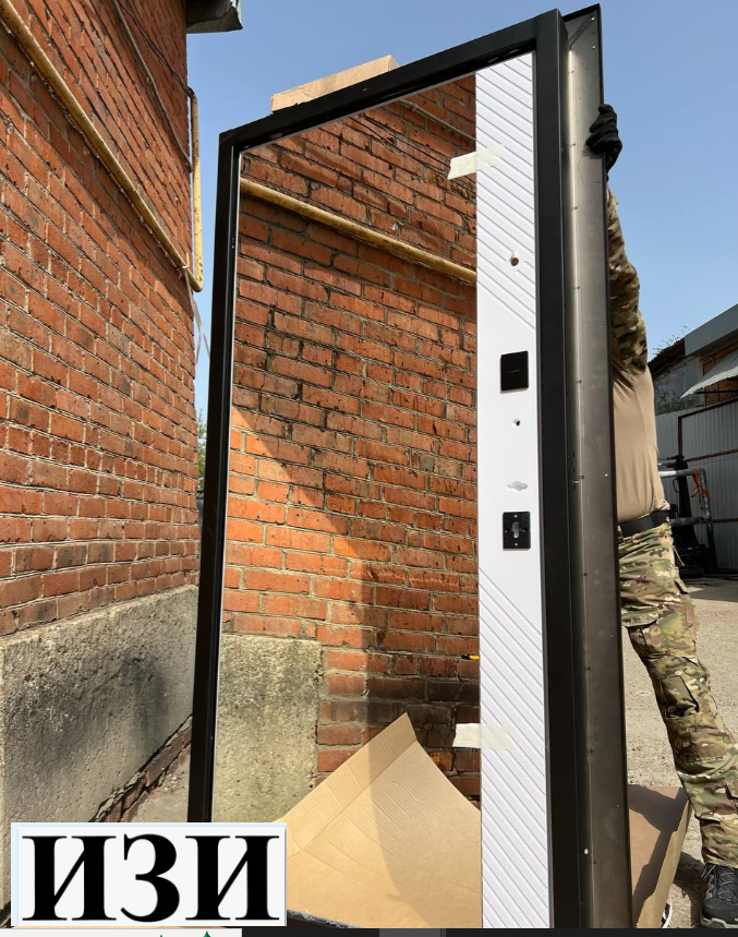 Входные двери  Клио Авокадо двери для квартиры зеркало