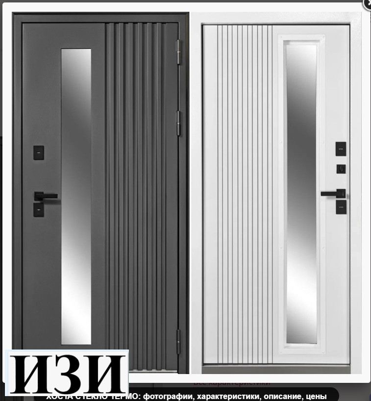 Входные двери Антарес ХОСТА СТЕКЛО ТЕРМО Терморазрыв