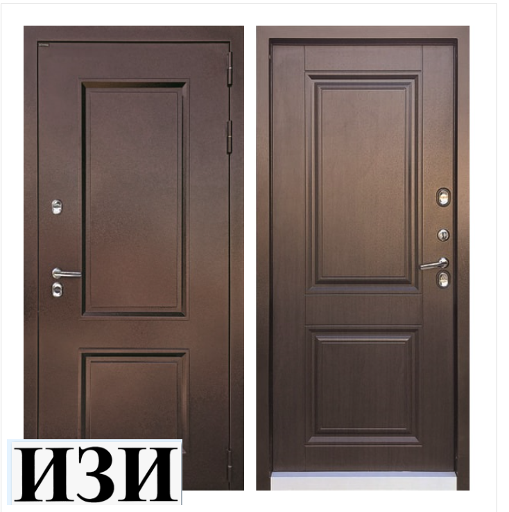 Входные двери Термолюкс медь / винорит венге