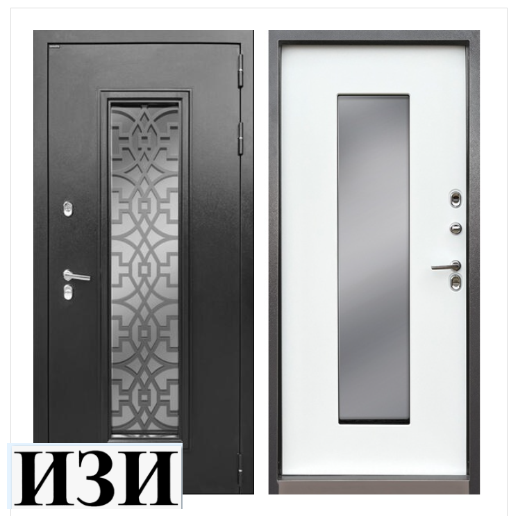 Входные двери Камила серебро Термо (терморазрыв)