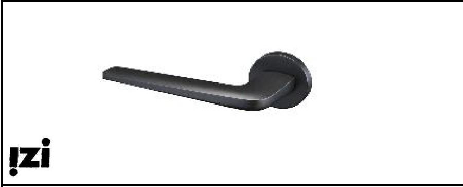 Ручка Reflex F33Z93-MS Матовый хром 2413 Ручка Черный матовый,