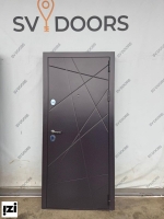 Входная дверь Честер Кварц букле, порошковое покрытие Akzonobel (SV Doors Входные двери)