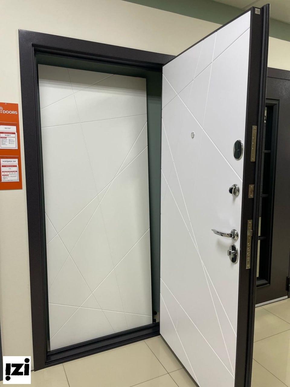Входная дверь Честер Кварц букле, порошковое покрытие Akzonobel (SV Doors Входные двери)