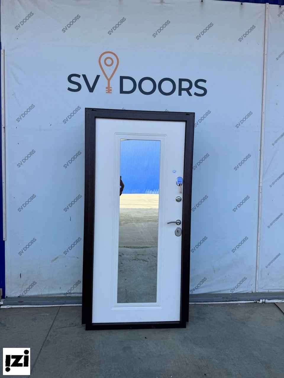 Входные двери Сеул  с зеркалом (ТМ SV Doors Входные двери)