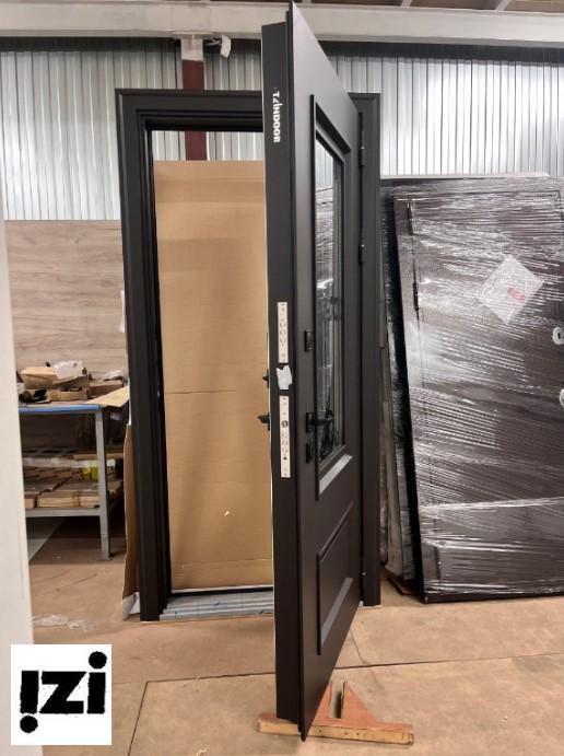 Входные двери Не стандартные двери ВиладжРал 8019 1200х2200мм TANDOOR Тандор