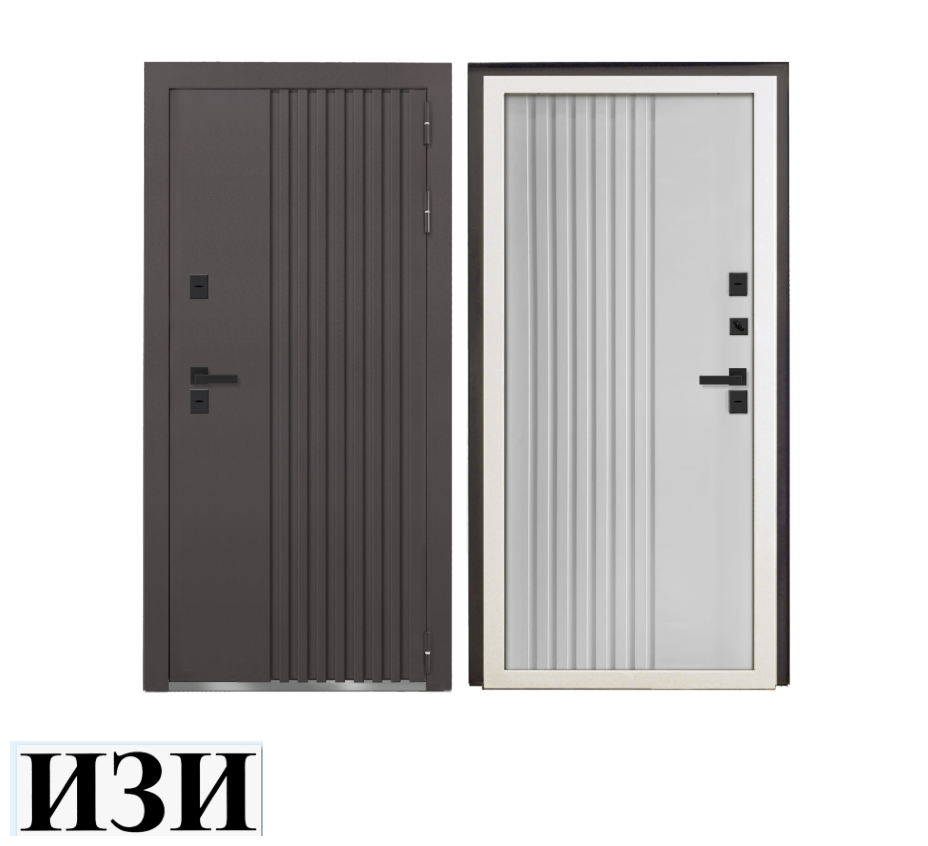 Входные двери ГроссТермо RAl 8019 терморазрыв