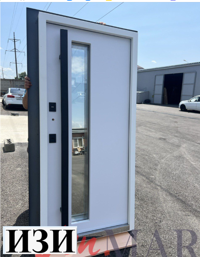 Входные двери Кронос Термо RAl 7021 терморазрыв