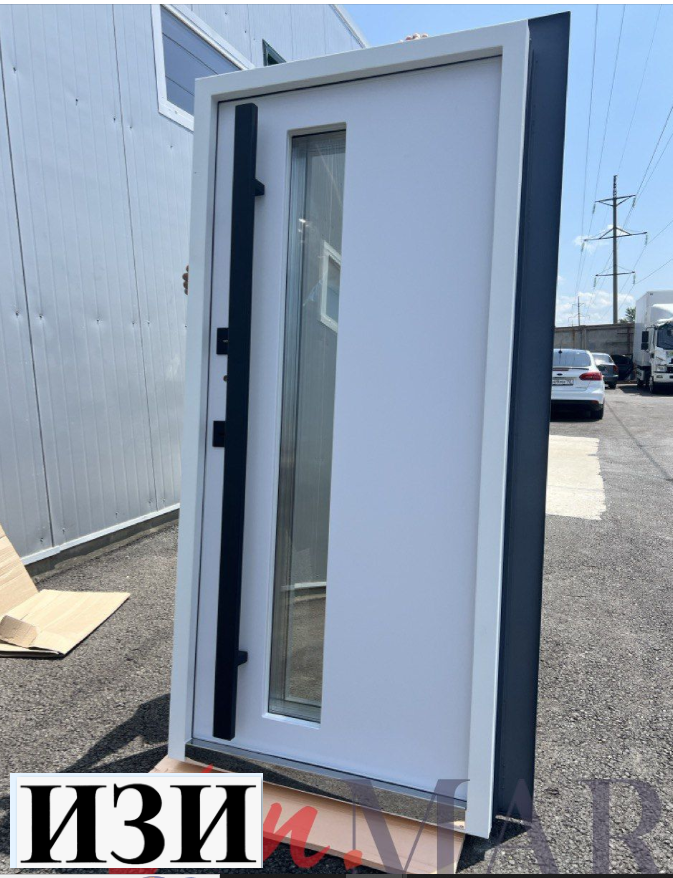 Входные двери Кронос Термо RAl 7021 терморазрыв