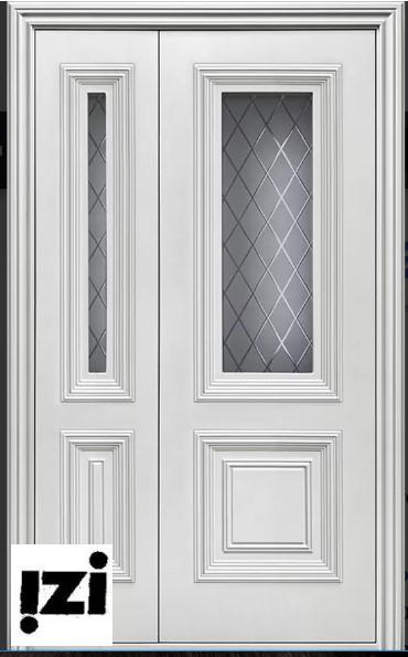 Межкомнатные двери Дебют 2000мм, тон Авангард эмаль стекло