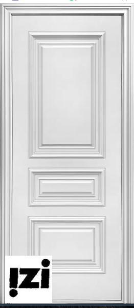 Межкомнатные двери Бостон 2100мм, эмаль белая