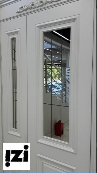 Межкомнатные двери Валенсия 2100мм, рал 7047 эмаль ДГ