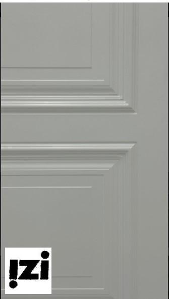 Межкомнатные двери Валенсия 2100мм, рал 7047 эмаль ДГ