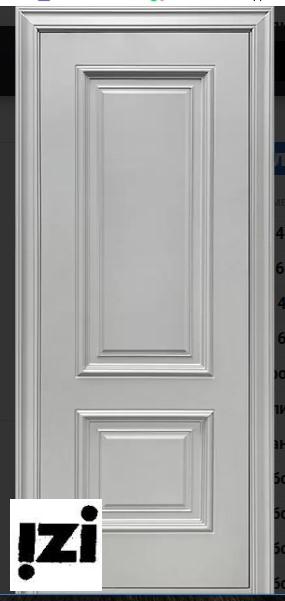 Межкомнатные двери Валенсия 2100мм, рал 7047 эмаль ДГ