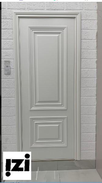 Межкомнатные двери Касабланка 2100мм, эмаль белая