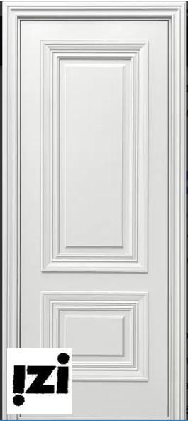 Межкомнатные двери Касабланка 2200мм, эмаль белая ДГ