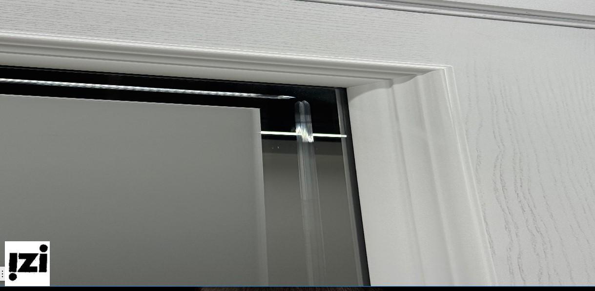 Межкомнатные двери Маркиз 2000мм, шпон, эмаль белая стекло