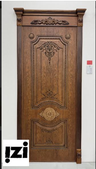 Межкомнатные двери Анталия 2000мм, шпон Орех