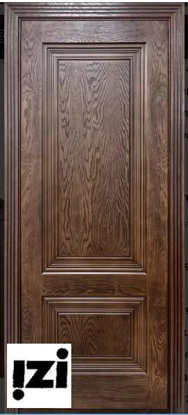 Межкомнатные двери Монте-Карло 2200мм, шпон Орех стекло