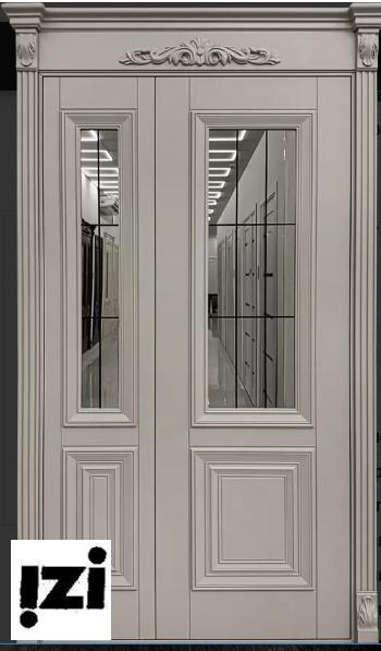 Межкомнатные двери Мадрид-2 2000мм, рал 2005 стекло