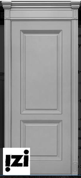 Межкомнатные двери Нова-2 2000мм, рал 7047 стекло