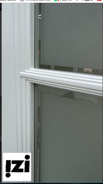 Межкомнатные двери Прованс 2000мм, эмаль белая стекло