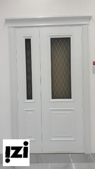 Межкомнатные двери Акцент 2000мм, эмаль белая