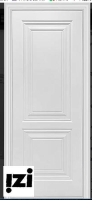 Межкомнатные двери Дельта 2000мм, эмаль белая стекло