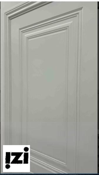 Межкомнатные двери Дельта 2000мм, эмаль белая стекло