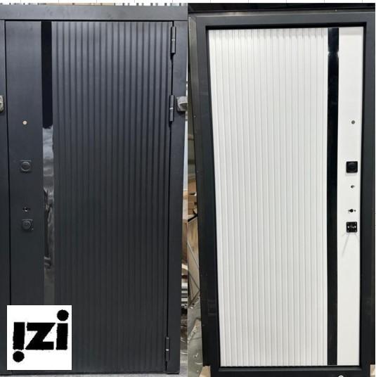 Входная дверь Дельта 5 (Пиано) черная лакобель