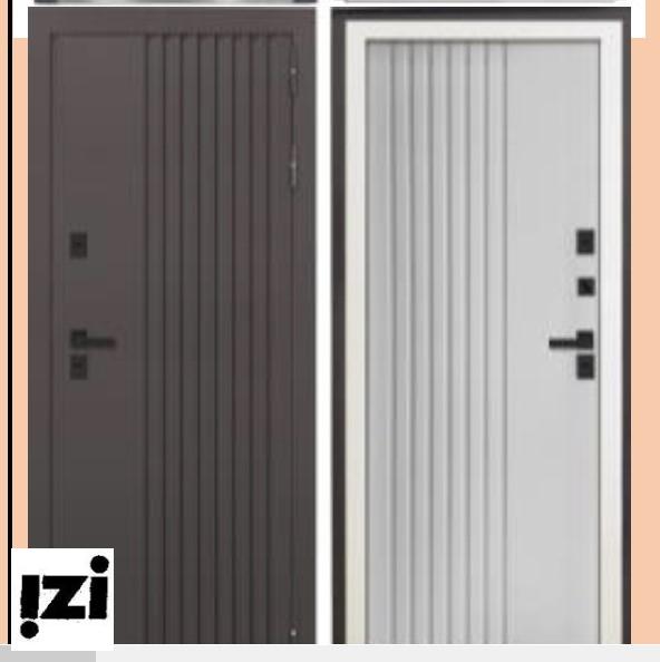 Входная дверь Хабар ТЕРМО 960/2050RAL 8019 рал  терморазрыв уличная дверь