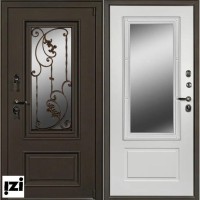 Входные двери Антарес ВИКТОРИЯ со стеклом и ковкой ТЕРМО терморазрыв