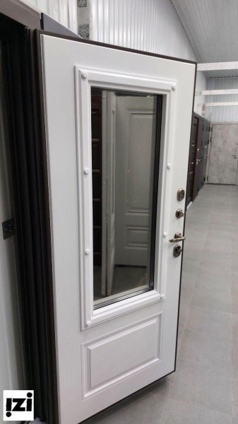 Входные двери Антарес ВИКТОРИЯ со стеклом и ковкой ТЕРМО терморазрыв