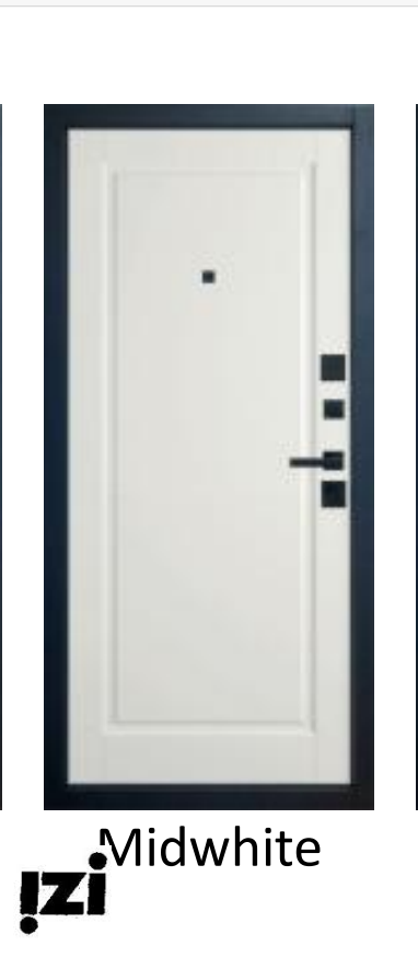 Входные двери BALANCE Twin Glanta MidwhiteVFD Владимировская фабрика дверей