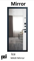 Входные двери BALANCE Twin MirrorIce  MAXI Mirror зеркало VFD Владимировская фабрика дверей