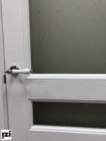 Межкомнатные двери  Соренто (Sorrento) 80010 бьянка soft touch остекленная ДВЕРИ РЕГИОНОВ