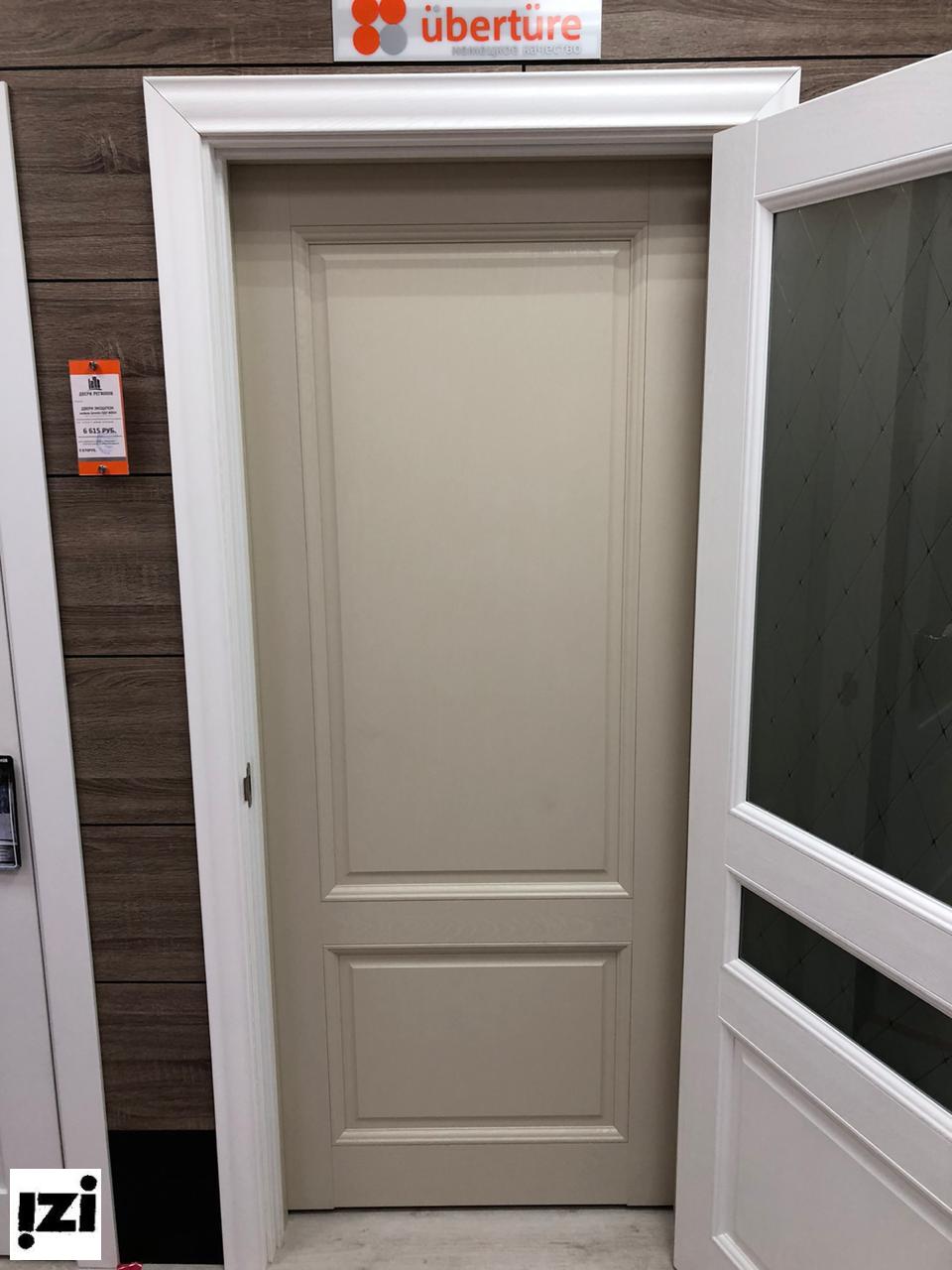 Межкомнатные двери  Соренто (Sorrento) 80010 бьянка soft touch остекленная ДВЕРИ РЕГИОНОВ