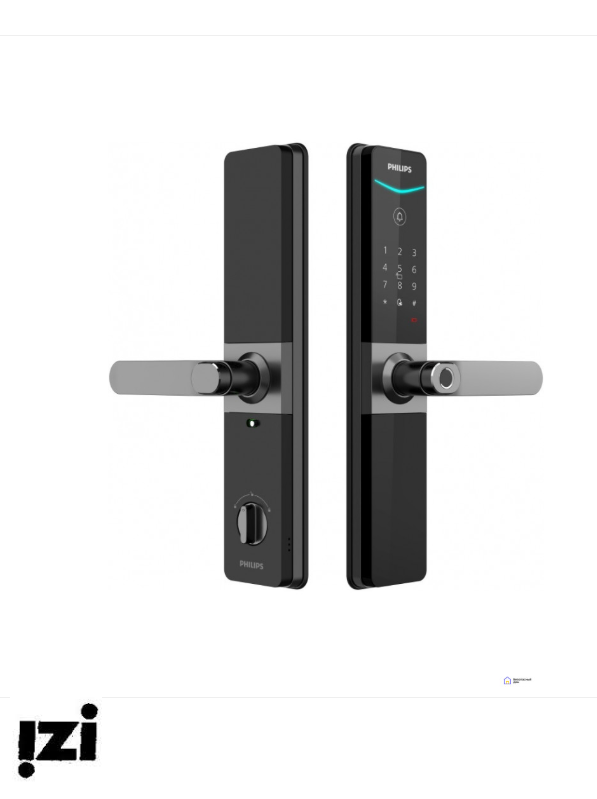 Электронный дверной замок Philips Easykey DDL610-5HBS