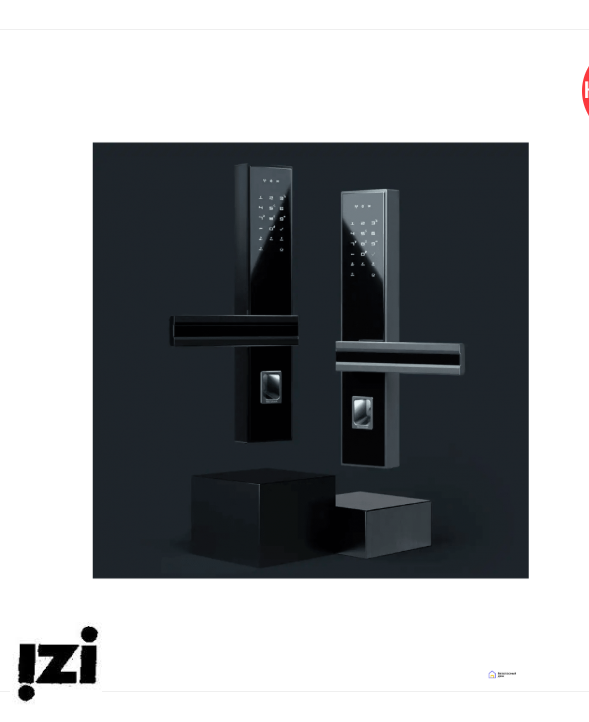 Врезной электронный дверной замок SECURAM E8 FINGER VEIN