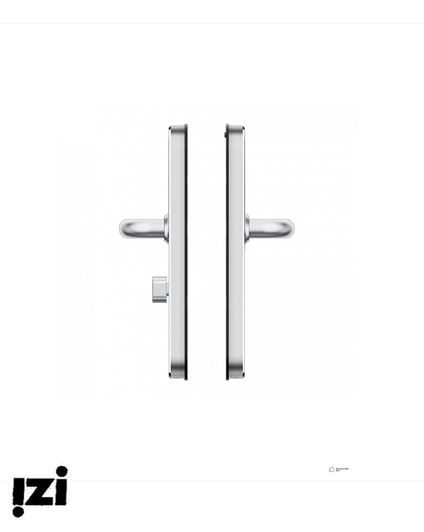 Электронный дверной замок Home Plus SILVER Novilock v.4239