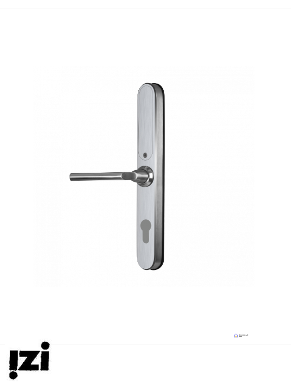 Электронный дверной замок Home Slim SILVER Novilock v.4237