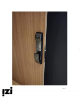 Врезной электронный дверной замок Kaadas K9-5W Black с отпечатком пальца