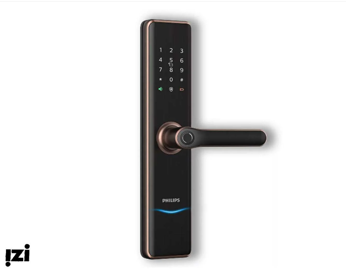 Philips EasyKey 7300 черный/медный. Электронные замки Dircode