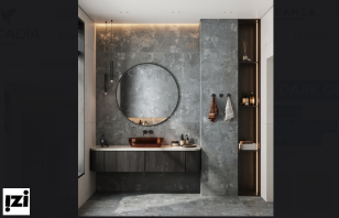 ERAGON DARK GREY Формат: 120×60 см Поверхность: матовая с глянцевым эффектом.Керамическая плитка