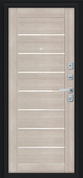 Техно/BChrome Букле черное/Cappuccino Melinga