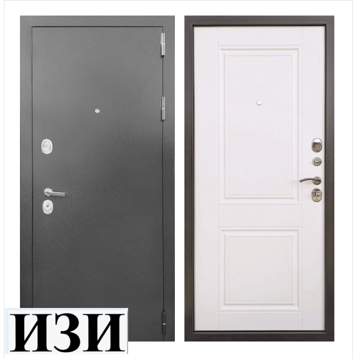 Входные двери  Максимус Антик серебро квартирная дверь