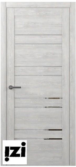 Межкомнатные двери Эко-шпон Дублин ель альпийская зеркало