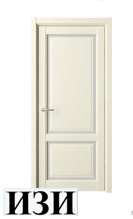 Дверь Афина-2  Ваниль Vinyl Стекло мателюкс в Ростове-на-Дону Альберо
