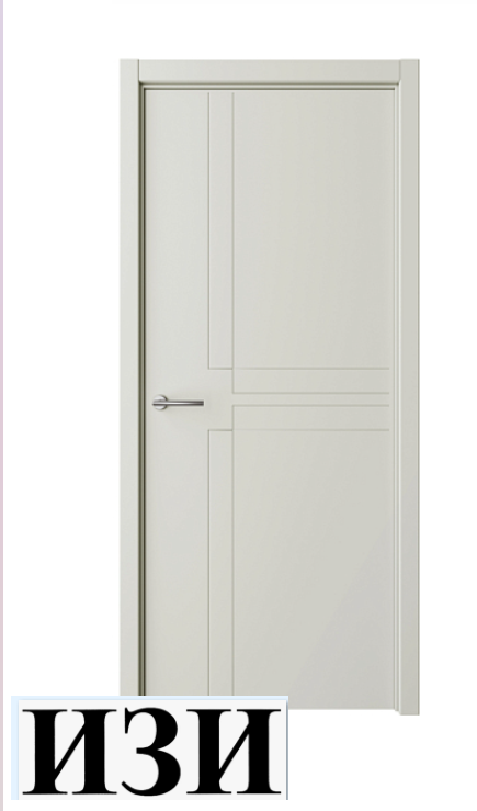 Дверь Геометрия-3 Латте Эмаль ПГ кромка В цвет полотна в Ростове-на-Дону