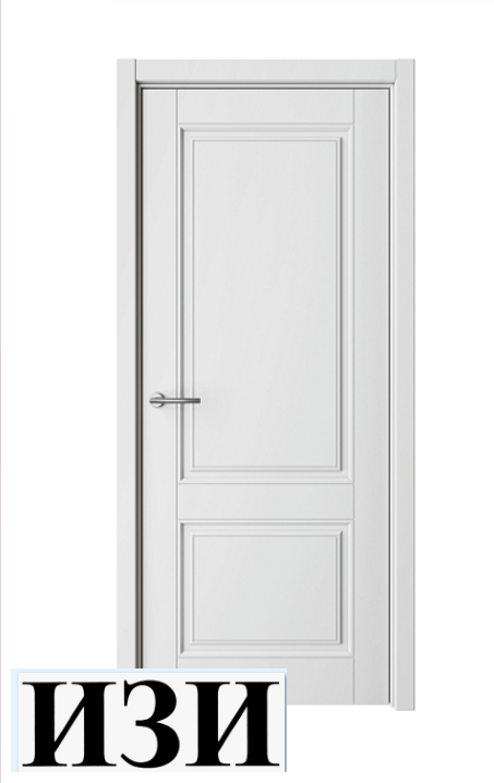 Дверь Классика-2 Белый Эмаль ПГ кромка В цвет полотна в Ростове-на-Дону Альберо
